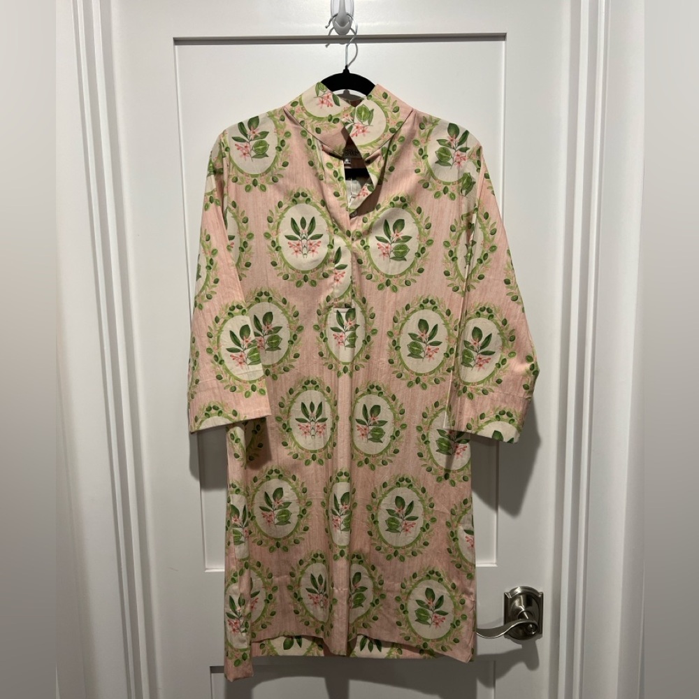 Holly Shae small /Medium Pink Floral Print Shift Arden dress - Picture 5 of 6